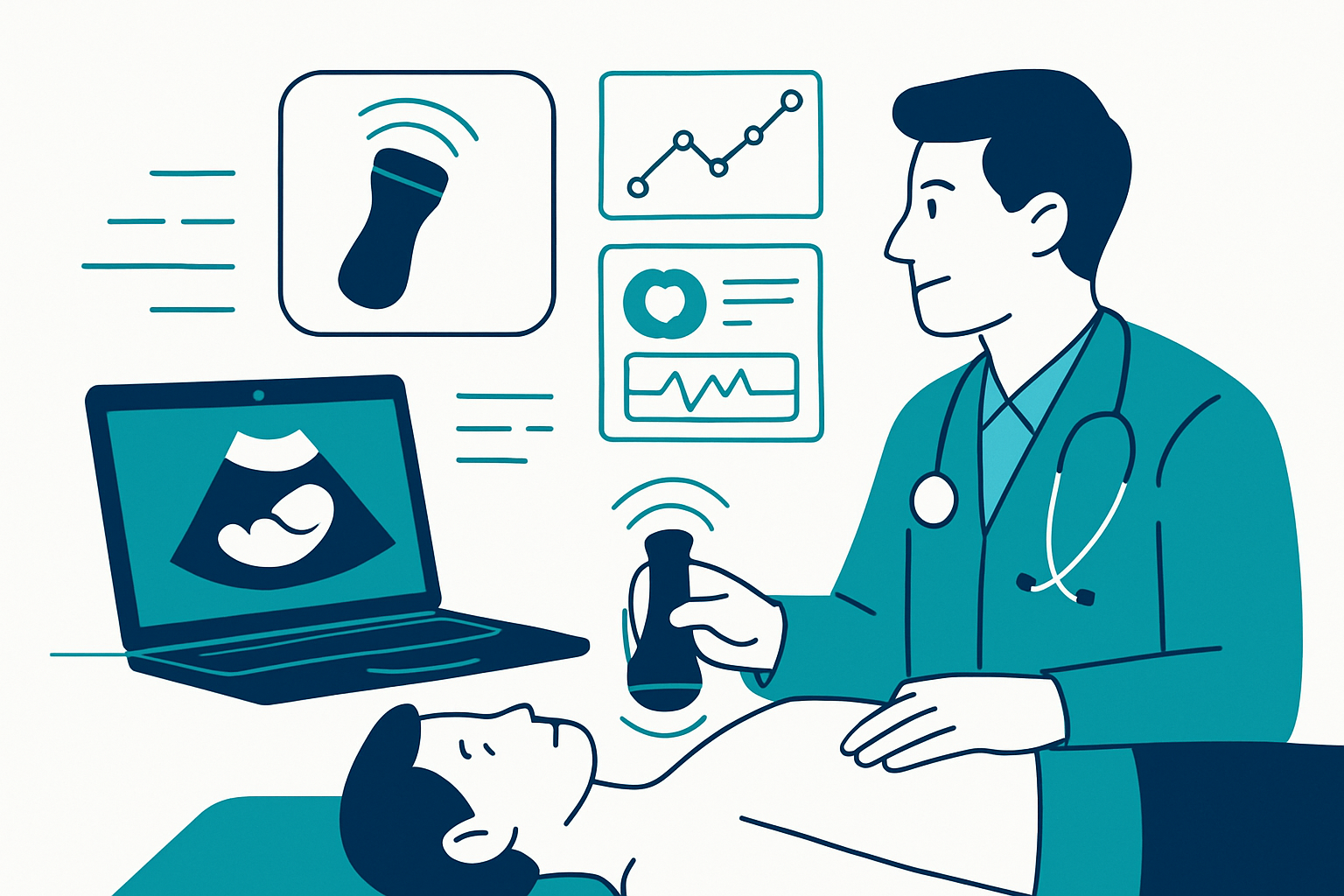 Télémédecine échographique sans fil : guide